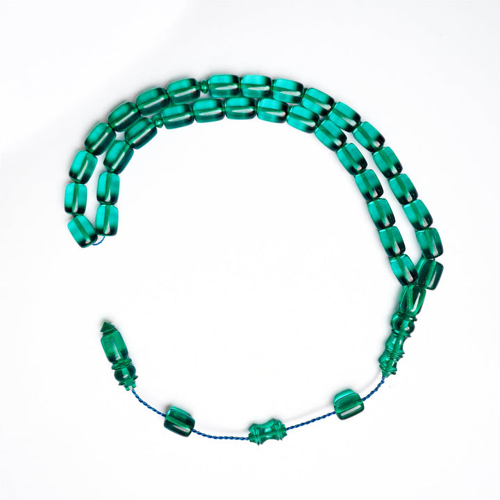 Fire Amber Tasbeeh with Streaked Imam Beads – WATD177