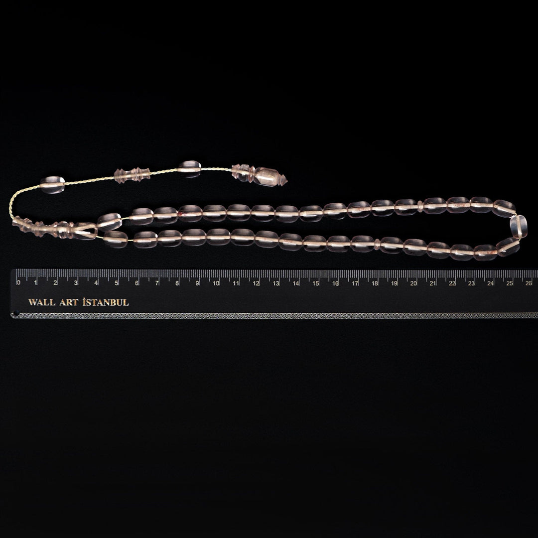Fire Amber Tasbeeh with Streaked Imam Beads – WATD180