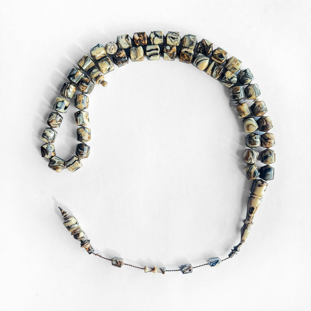 45-Bead Catalin Tasbeeh with Pointed Capsule Ends - WATD251