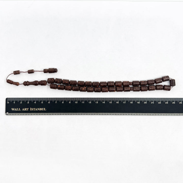 Capsule Cut Cinnamon Tasbeeh – WATD307