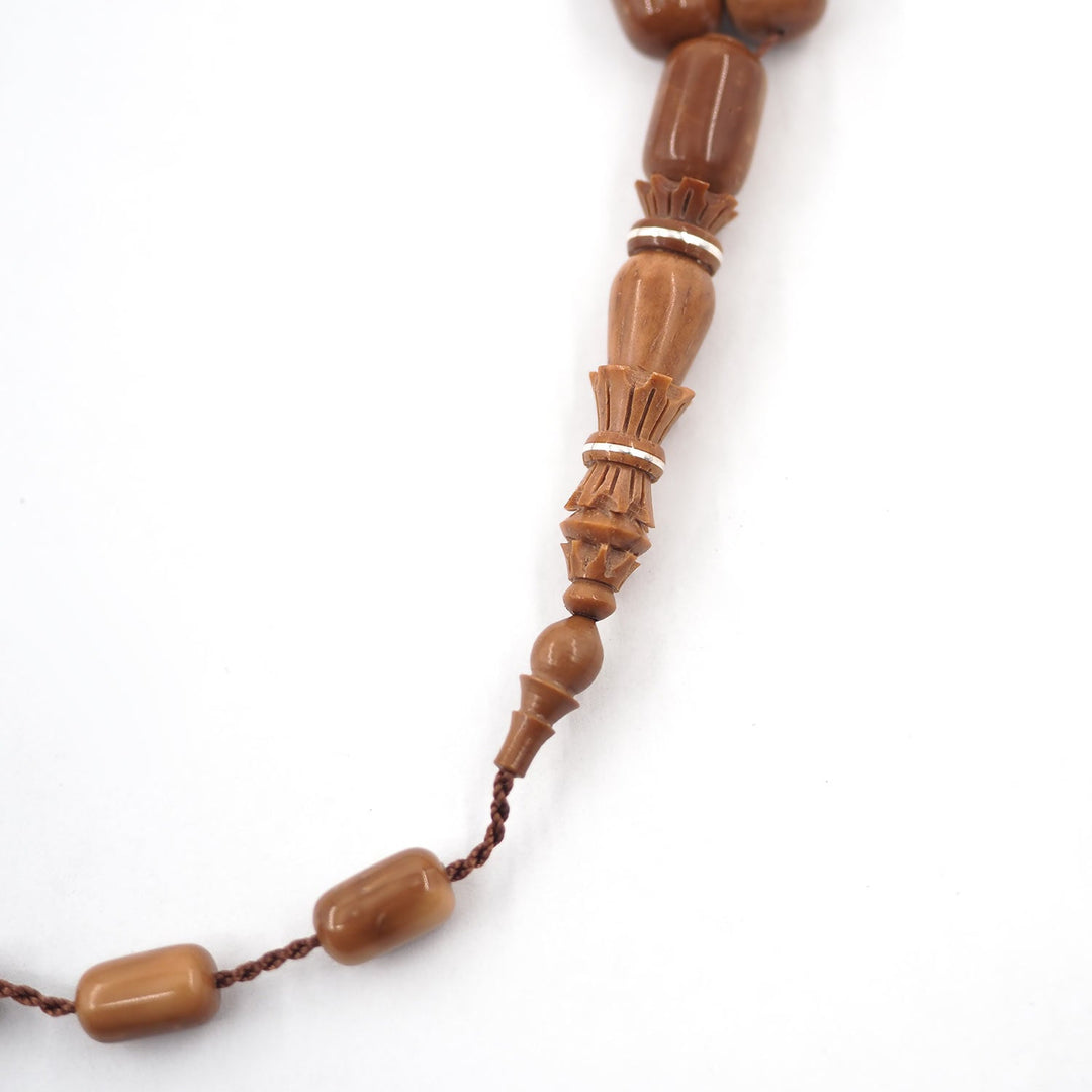 Mastercrafted Capsule Cut Kuka Wood Tasbeeh – WATD366