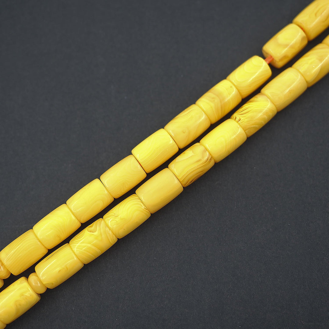 Master Signed Pressed Amber Tasbeeh with Faceted Cut &amp; Countersunk Beads – WATD373