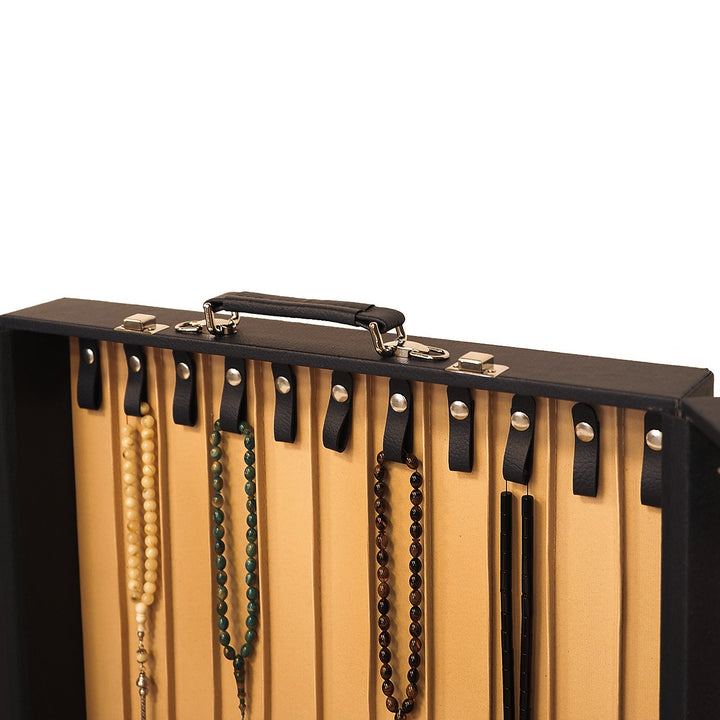 Exclusive Leather-Covered Wooden Tasbeeh Case (For up to 31 Tasbeehs) – WATD380