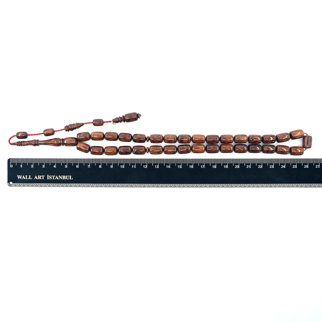 Handcrafted Capsule Cut Snakewood Tasbeeh – WATD392