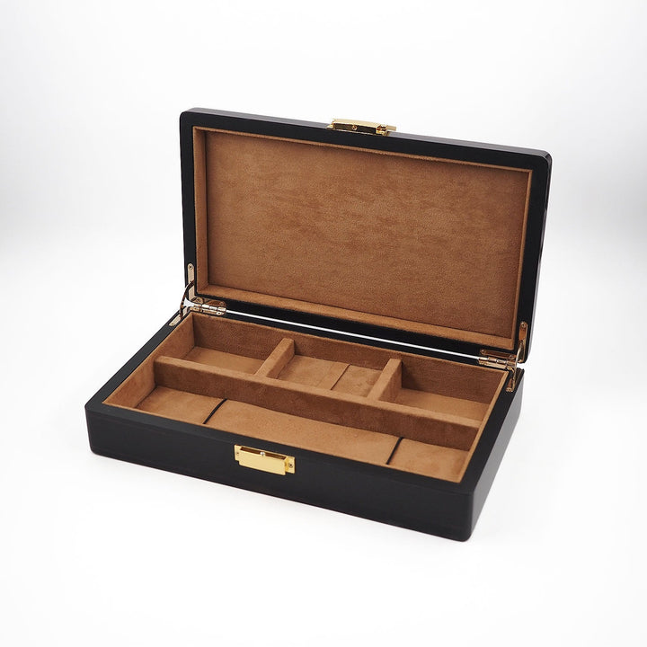 Magnificence Series Burgundy Pattern Wooden Tasbeeh &amp; Accessories Box - WATD436