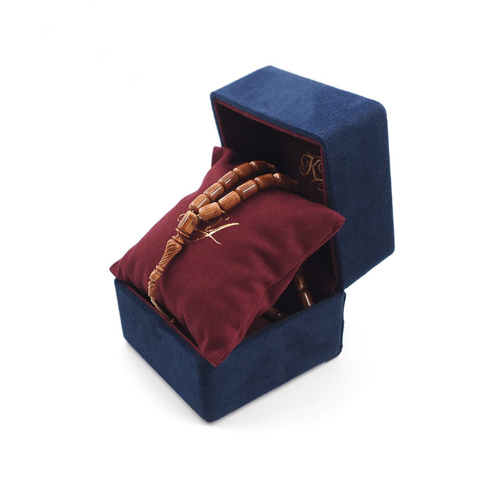 Certified Mastercrafted Çeşm-i Bülbül Sphere Cut Kuka Tasbeeh with Hand-Carved Imame &amp; Premium Gift Box – WATD515