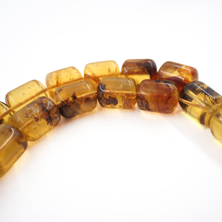Mascot Size Capsule Cut Natural Amber Tasbeeh with Premium Gift Box – WATD525
