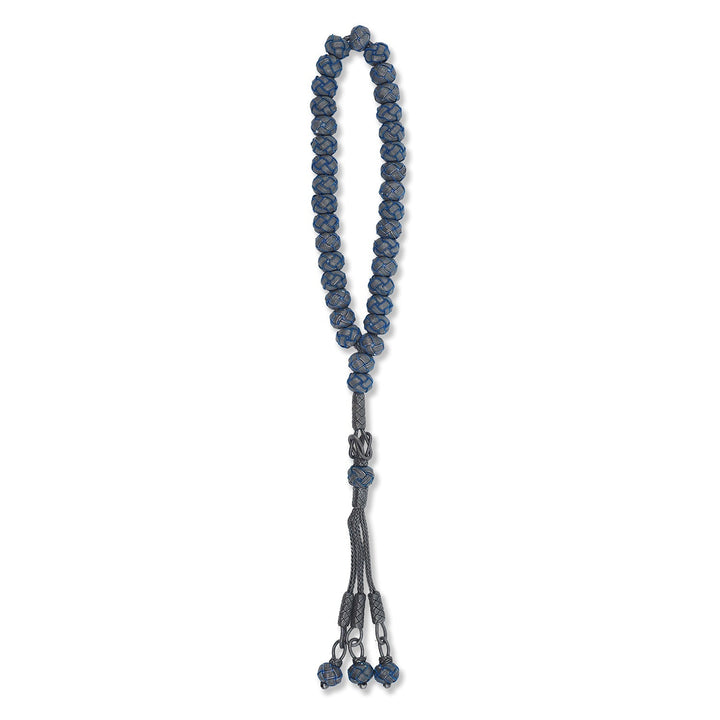 Handwoven 1000-Fineness Silver Kazaziye Tasbeeh – WATD700