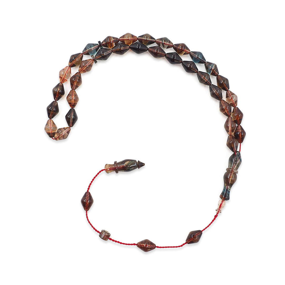 Iskender Style Pressed Amber Tasbeeh – WATD717