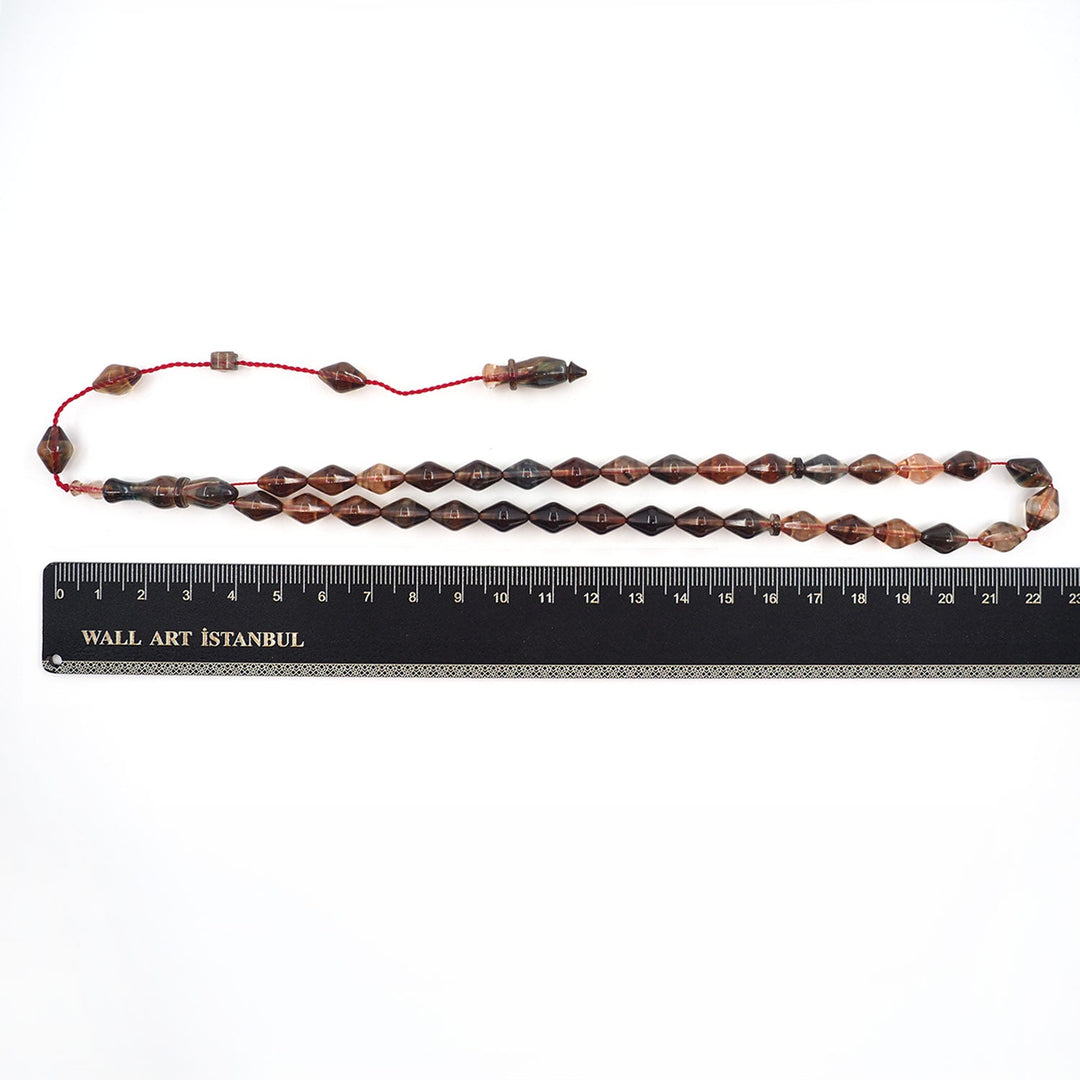 Iskender Style Pressed Amber Tasbeeh – WATD717