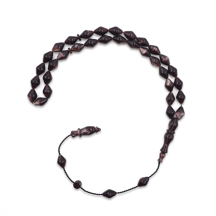 Iskender Style Pressed Amber Tasbeeh – WATD722