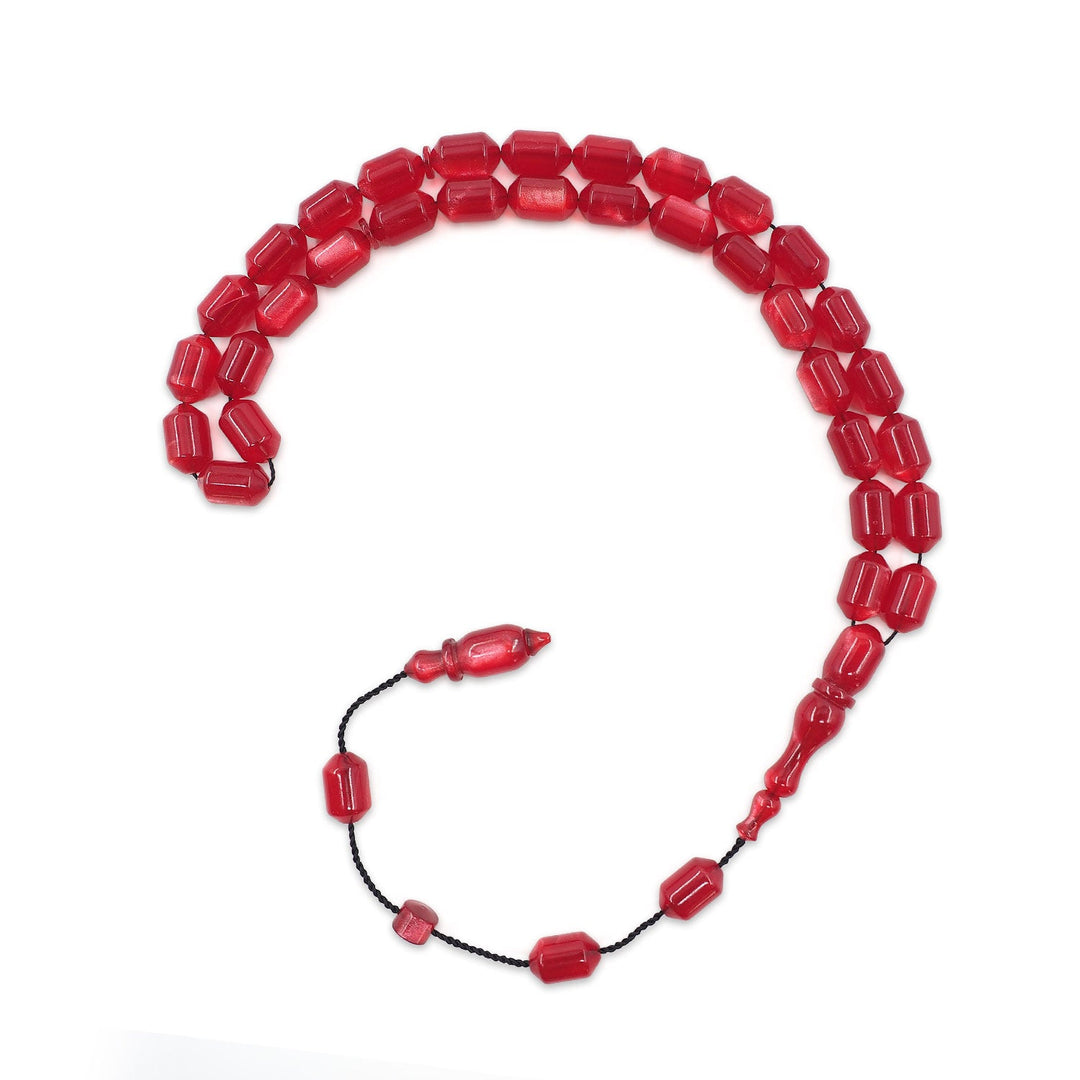 Iskender Style Pressed Amber Tasbeeh – WATD724