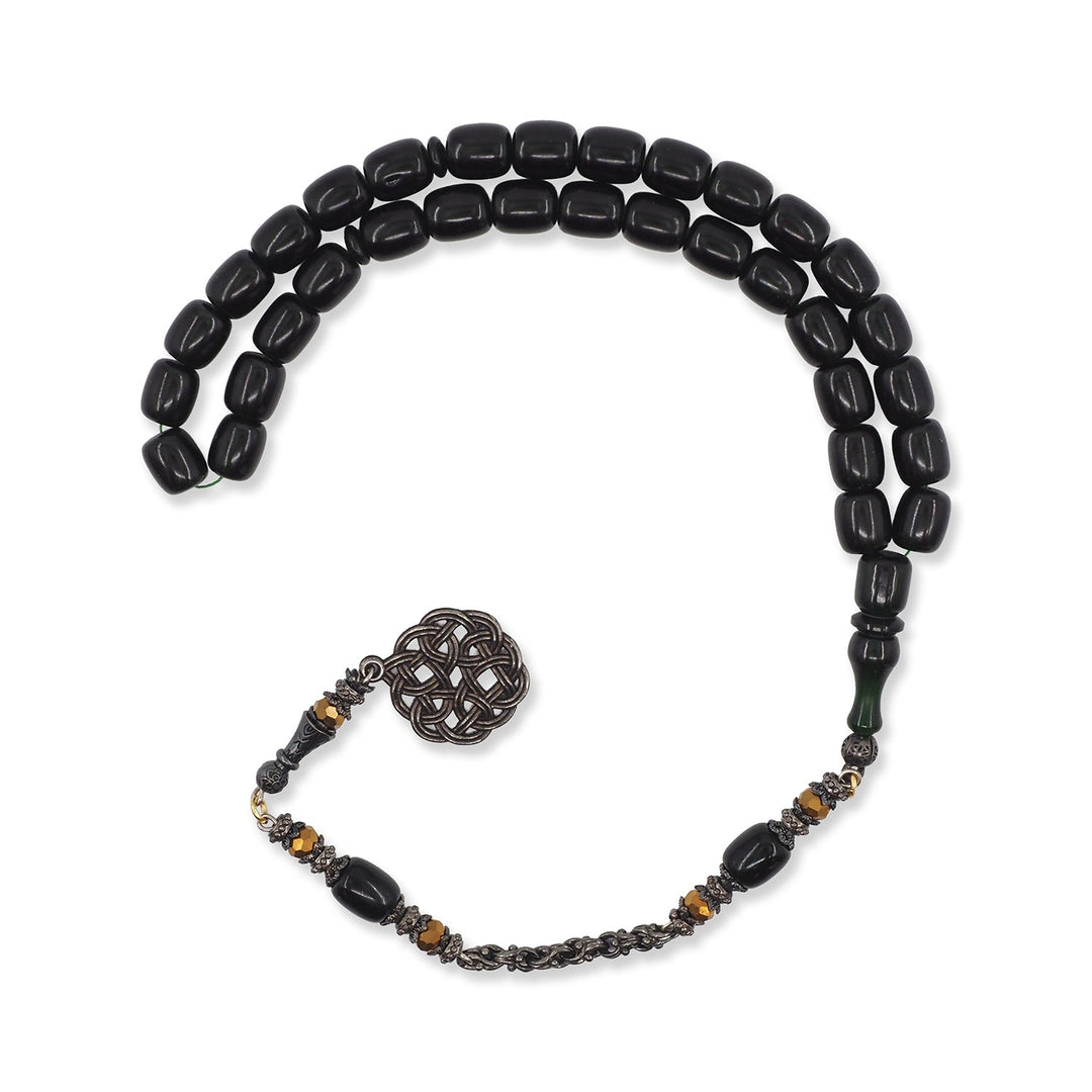 Kazaz-Style Catalin Tasbeeh with Alpaca Tassel – WATD758
