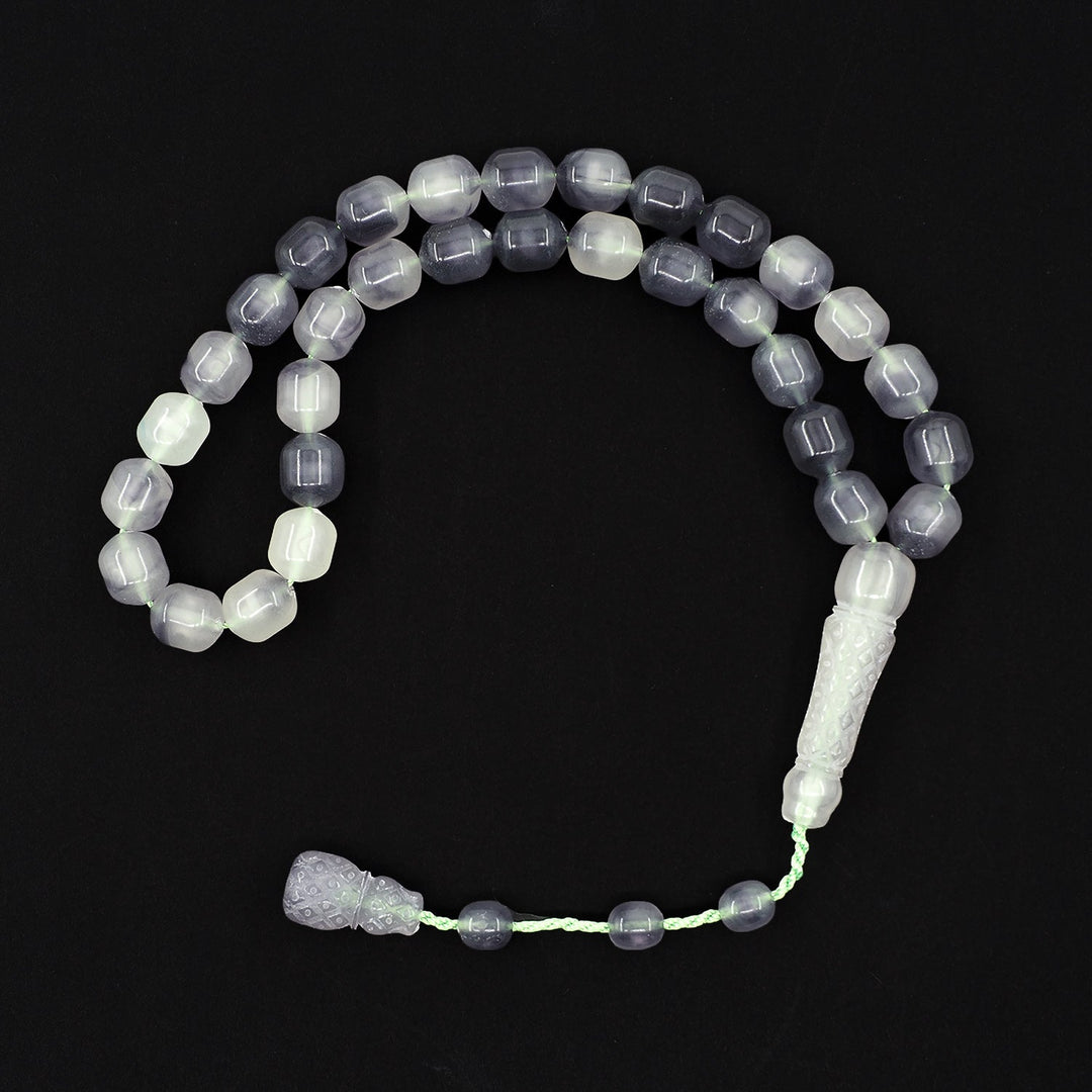 Synthetic Resin Tasbeeh with System-Cut Tassel - WATD774