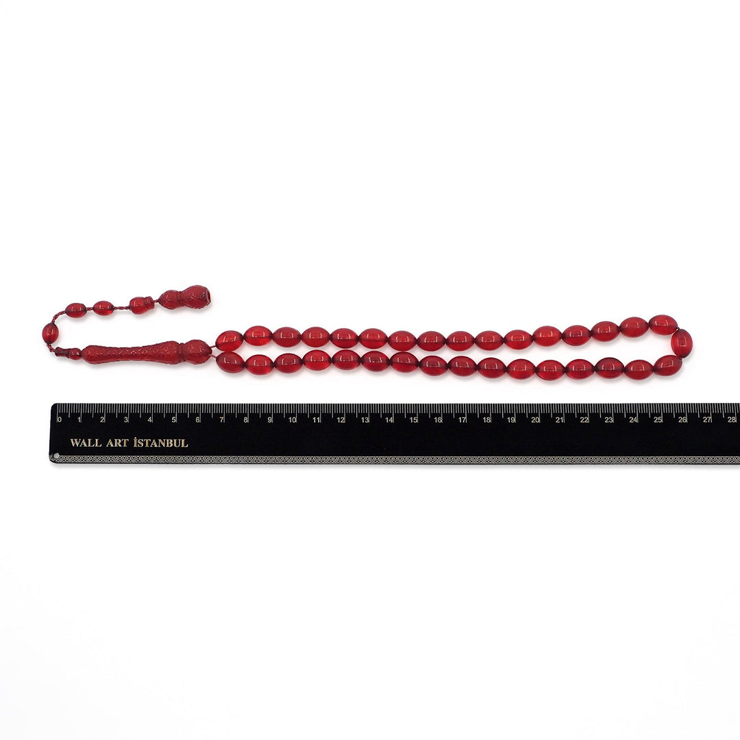 Synthetic Resin Tasbeeh with System-Cut Tassel - WATD780