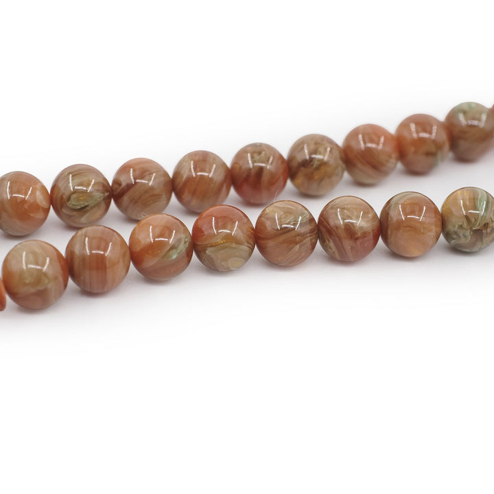 Macramé-Woven 99-Bead Round-Cut Catalin Tasbeeh - WATD794