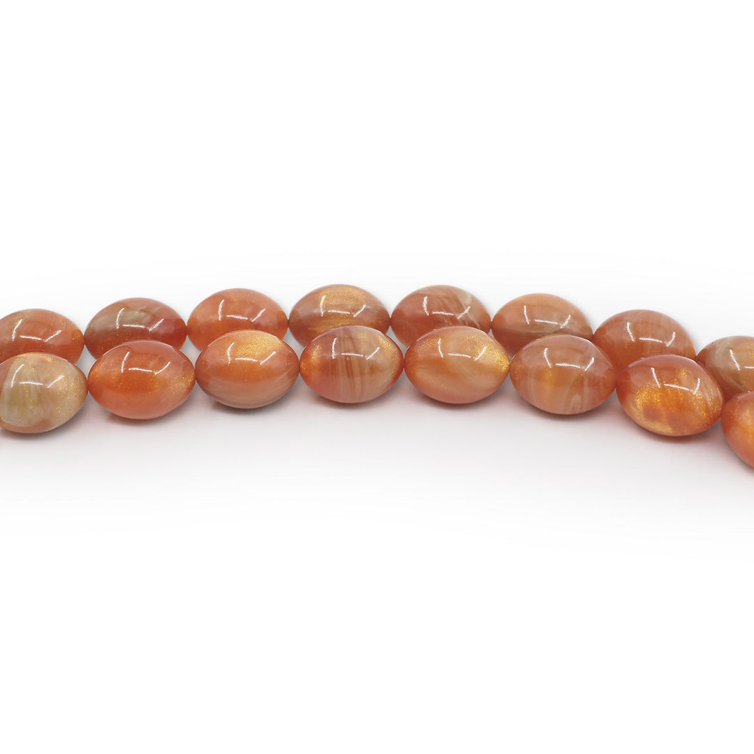 Macramé-Woven 99-Bead Oval-Cut Catalin Tasbeeh - WATD796