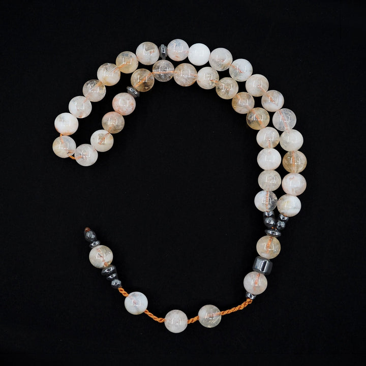 Natural Citrine Round-Cut Tasbeeh - WATD799