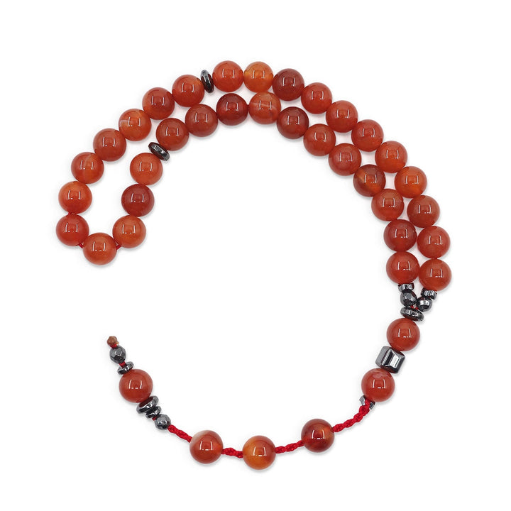 Natural Agate Round-Cut Tasbeeh - WATD800