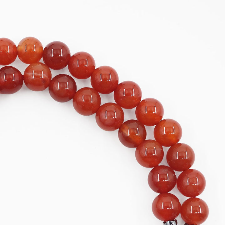 Natural Agate Round-Cut Tasbeeh - WATD800