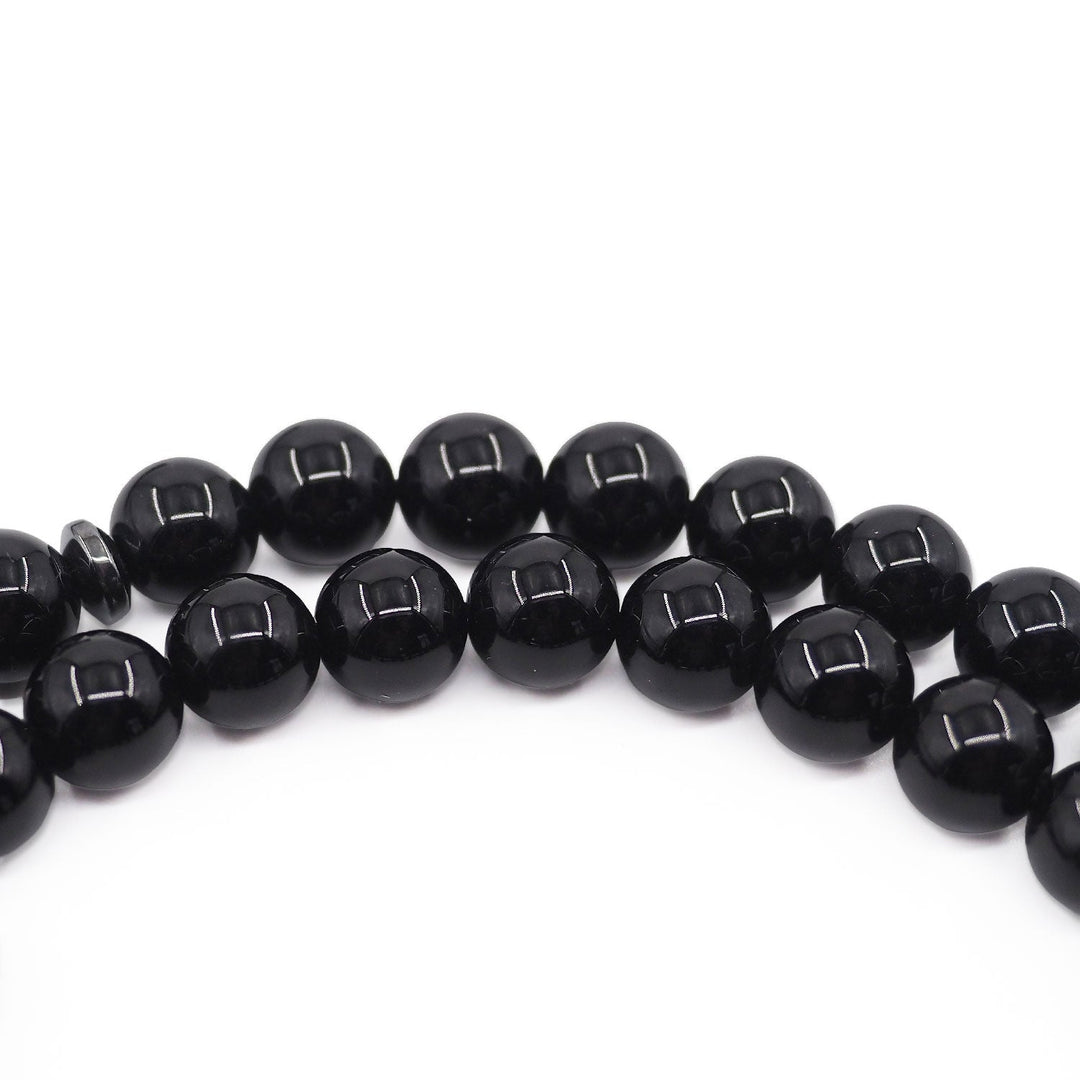 Natural Onyx Round-Cut Tasbeeh - WATD803