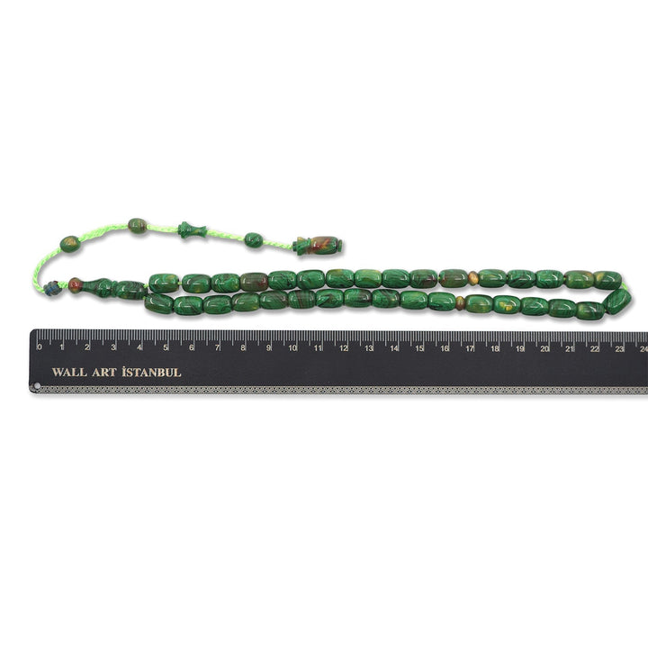 Capsule-Cut Catalin Tasbeeh with System-Cut Tassel - WATD806