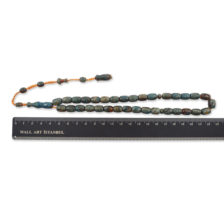 Capsule-Cut Catalin Tasbeeh with System-Cut Tassel - WATD807