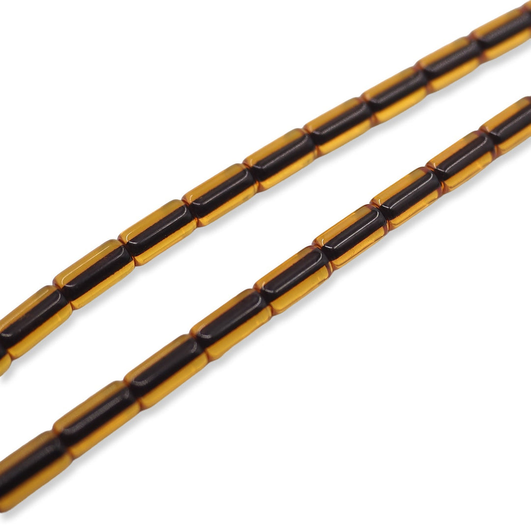 Masterfully Crafted Faceted-Cut Fire Amber Tasbeeh with System-Cut Tassel - WATD808