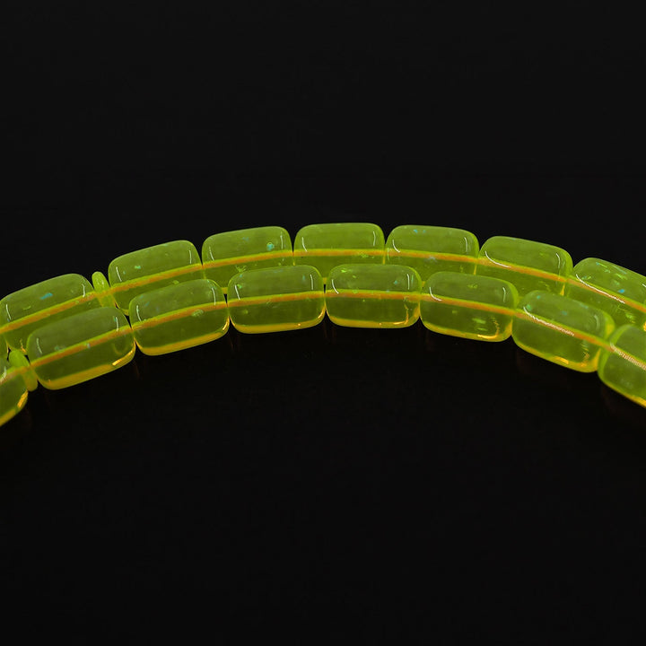 Masterfully Crafted Glittered Opal Capsule-Cut Tasbeeh - WATD816