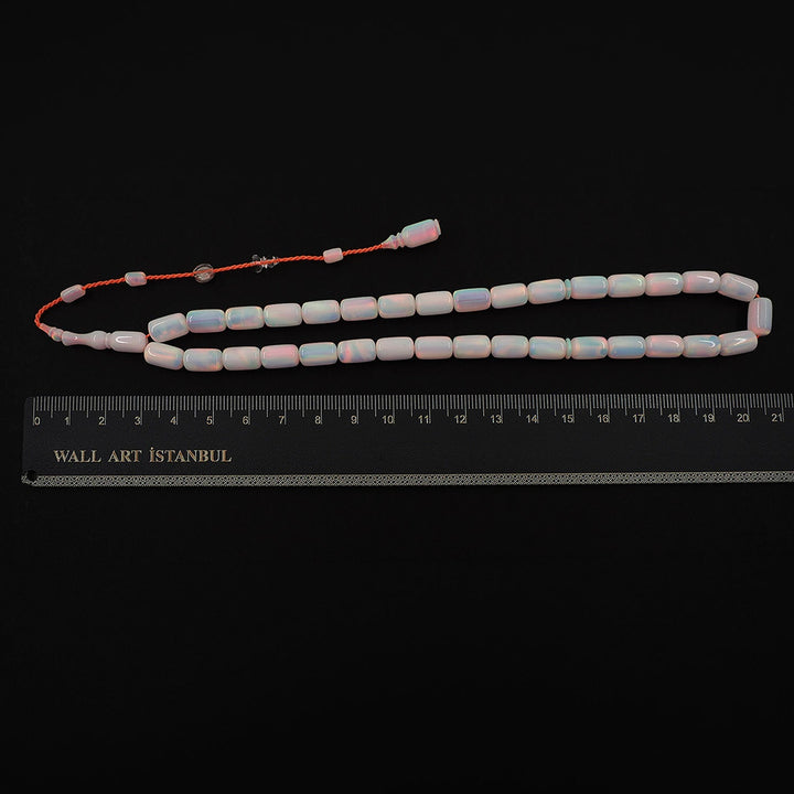 Masterfully Crafted Opal Capsule-Cut Tasbeeh - WATD818