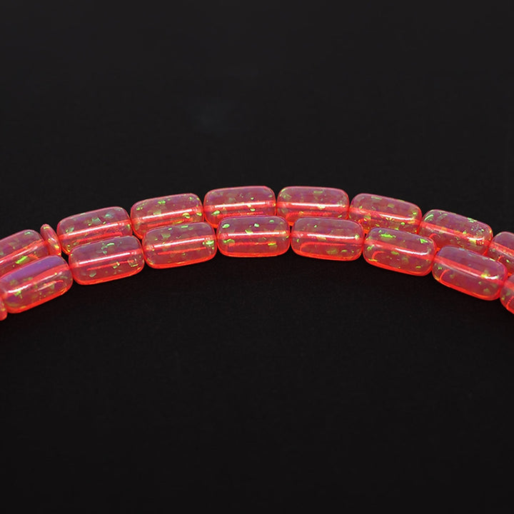 Masterfully Crafted Glittered Opal Capsule-Cut Tasbeeh - WATD820