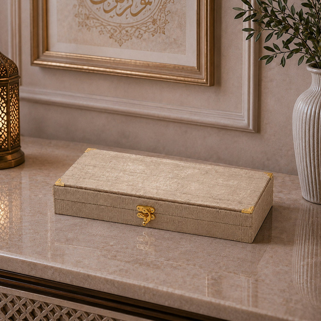 Masterfully Crafted Pressed Amber Tasbeeh with Special Box - WATD821