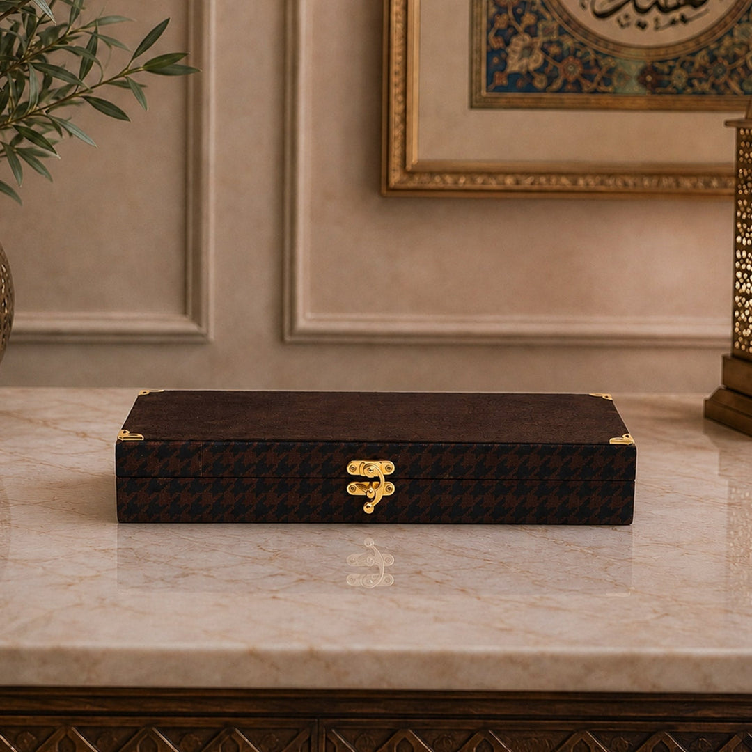 Masterfully Crafted Pressed Amber Tasbeeh with Special Box - WATD822