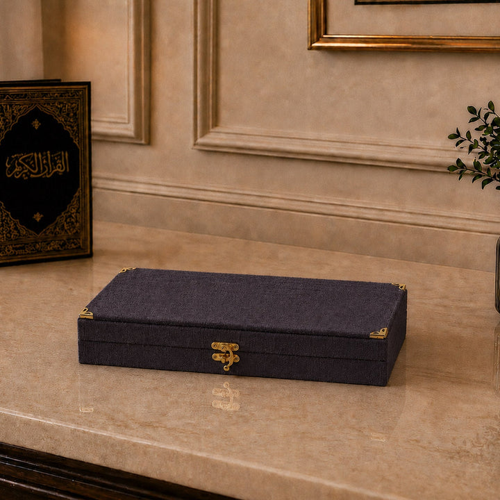 Masterfully Crafted Pressed Amber Tasbeeh with Special Box - WATD823