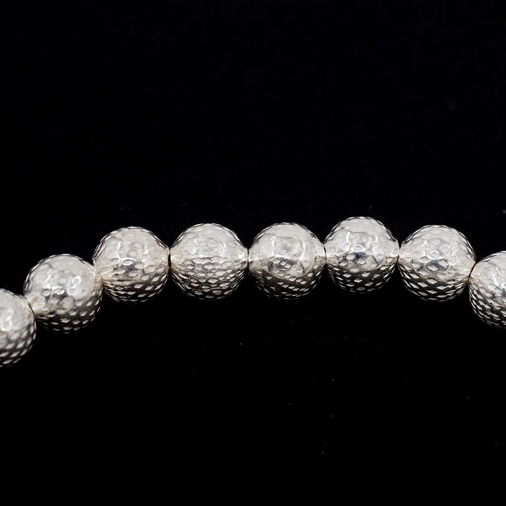 Round-Cut 925 Sterling Silver Tasbeeh - WATD860