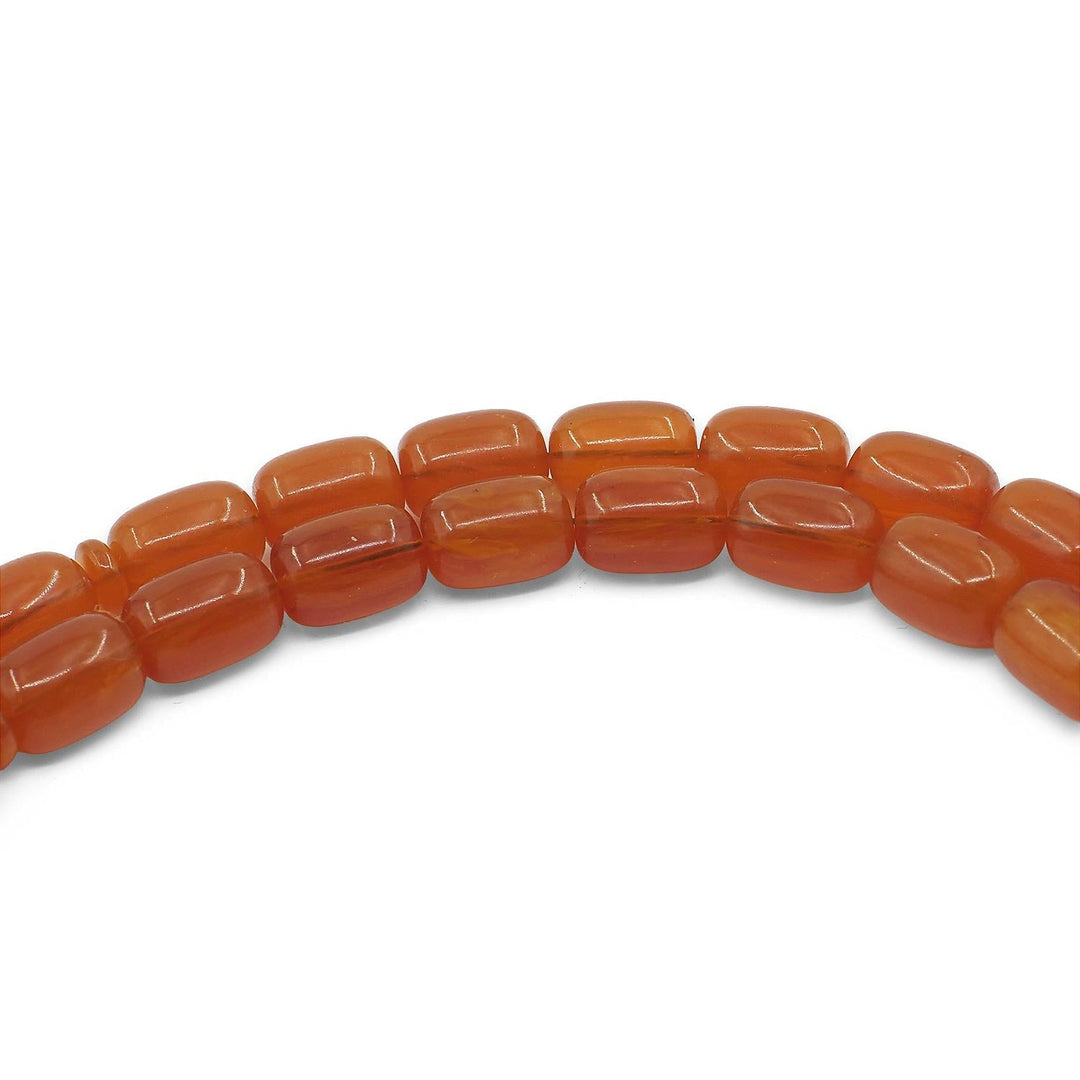 Master-Crafted Dry-Turned Capsule-Cut Pressed Amber Tasbeeh with System Tassel - WATD866