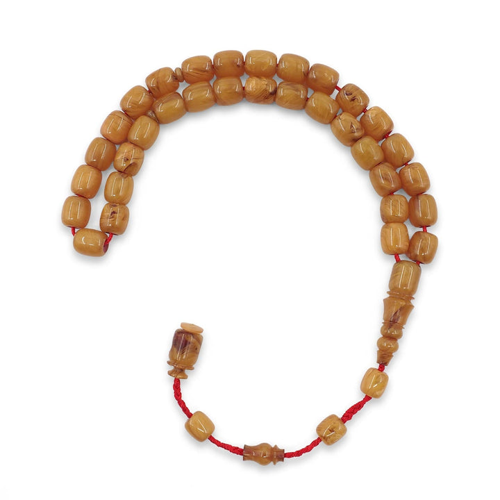 Catalin Capsule-Cut Tasbeeh with Rounded System Tassel - WATD868