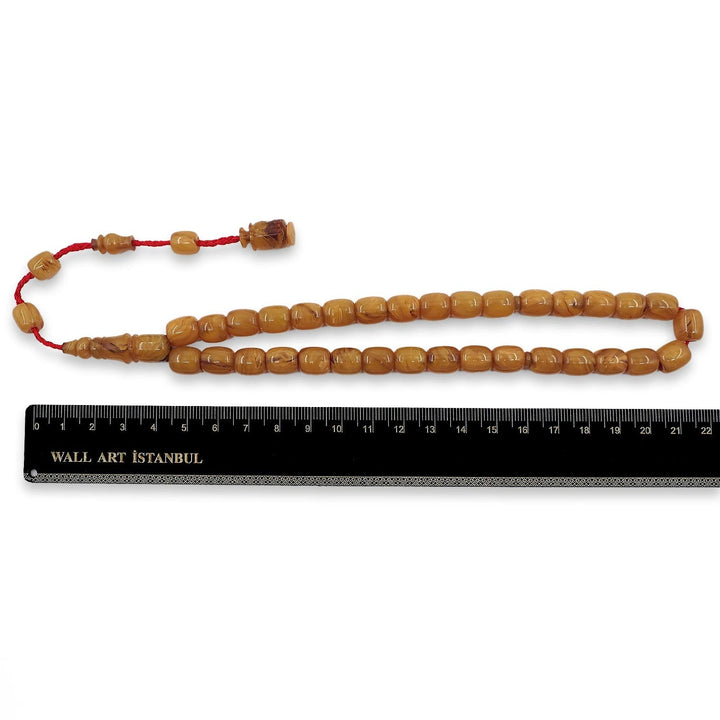 Catalin Capsule-Cut Tasbeeh with Rounded System Tassel - WATD868