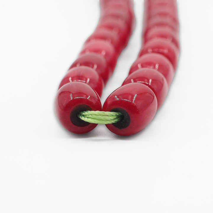 Catalin Capsule-Cut Tasbeeh with Rounded System Tassel - WATD869