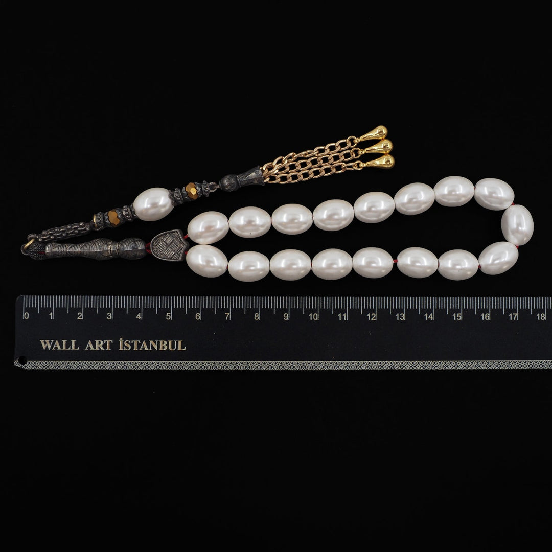 Large-Bead Pearl Tasbeeh - WATD886