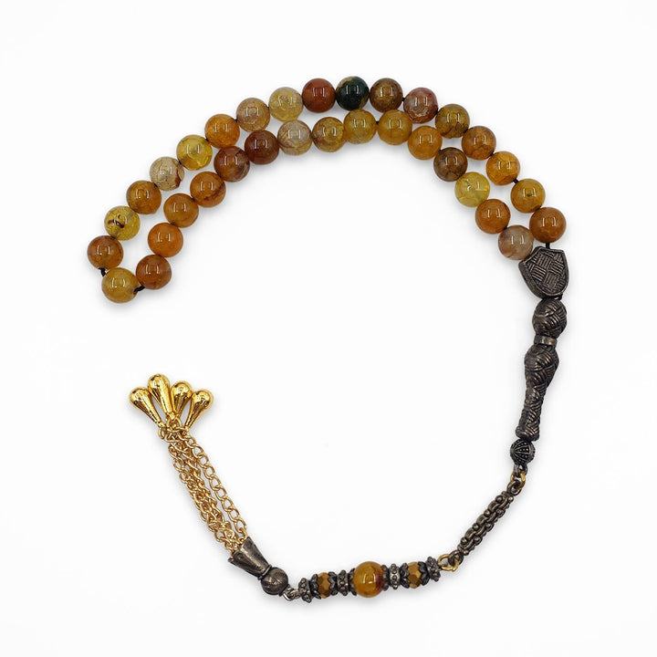 Natural Stone Round-Bead Tasbeeh - WATD900