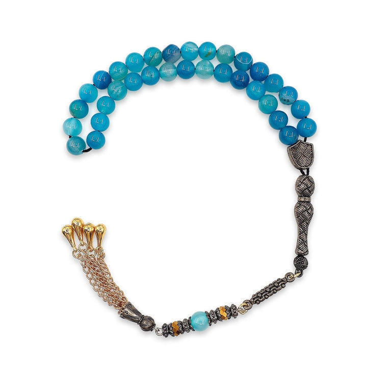 Natural Stone Round-Bead Tasbeeh - WATD905