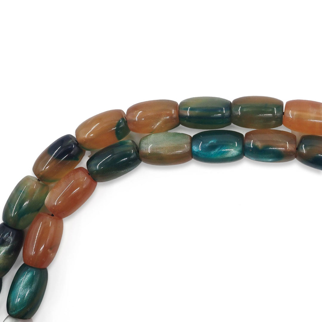 Glittered Pressed Amber Tasbeeh with System Tassel - WATD920