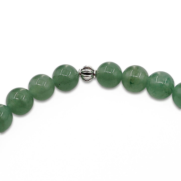 Natural Aventurine Stone Sphere-Cut Tasbeeh - WATD993