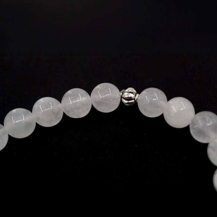 Natural Clear Quartz Stone Sphere-Cut Tasbeeh - WATD994
