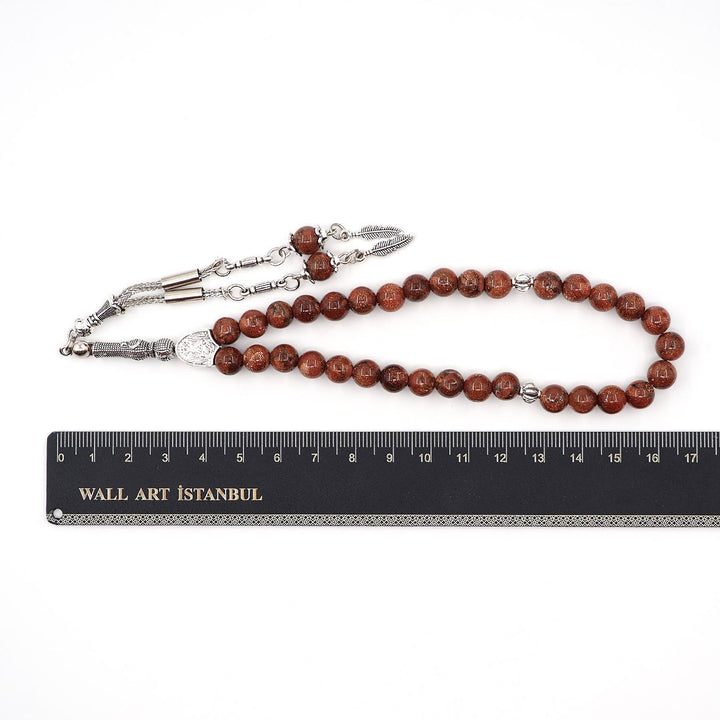 Goldstone Sphere-Cut Tasbeeh - WATD998