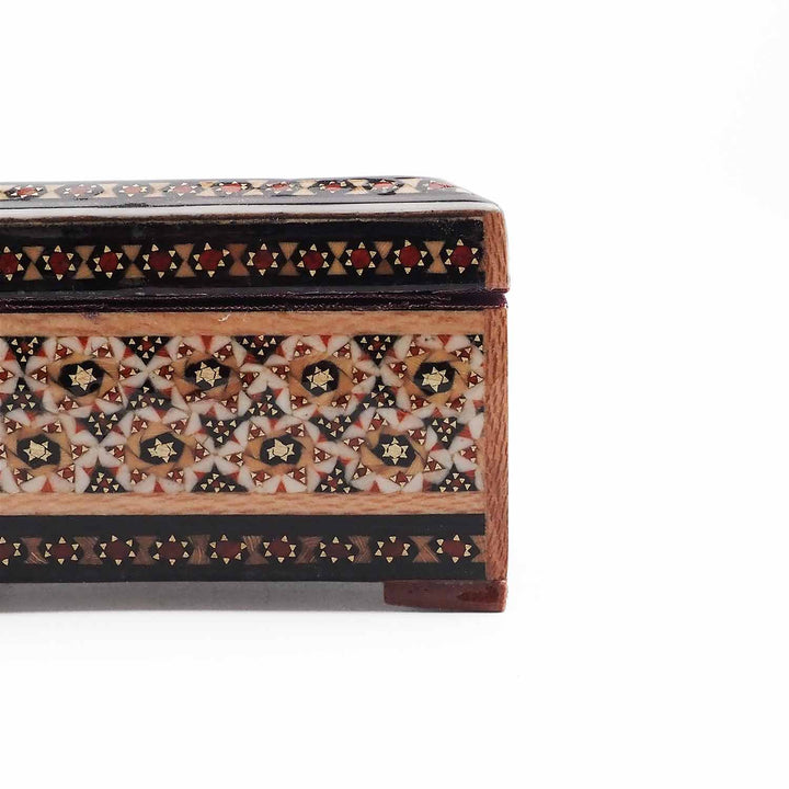 Handcrafted Hatem Inlaid Wooden Decorative Box - WAAH322