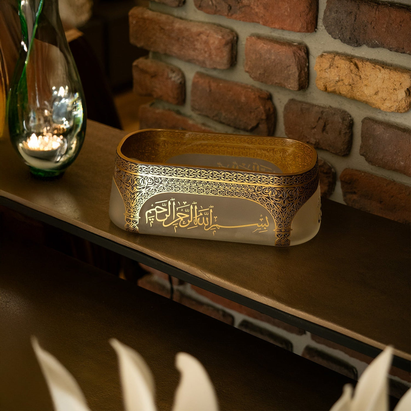 Ecmel Gondola Decorative Glass Bowl - WAMC013