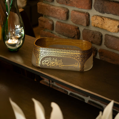 Ecmel Gondola Decorative Glass Bowl - WAMC013