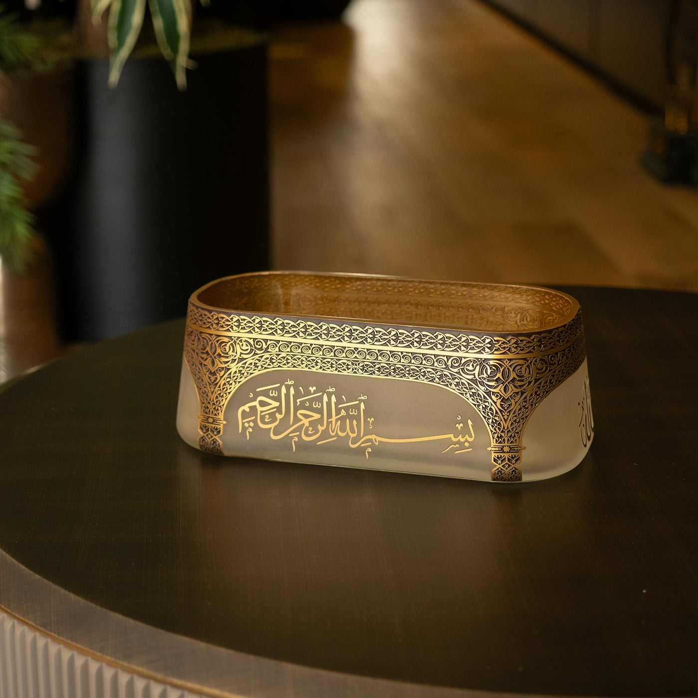 Ecmel Gondola Decorative Glass Bowl - WAMC013